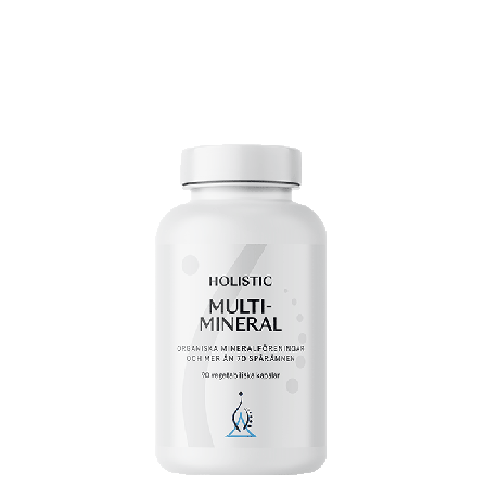 Multivitamin Holistic Multi-Mineral, 90 kapsler - Bodyman.dk