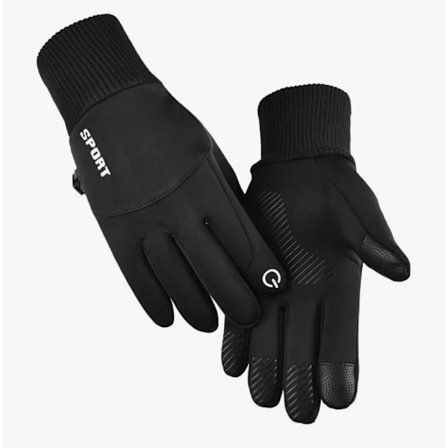Vinterhandsker til mænd og kvinder - Varme, vindtætte og vandtætte til kørsel, løb og skiløb