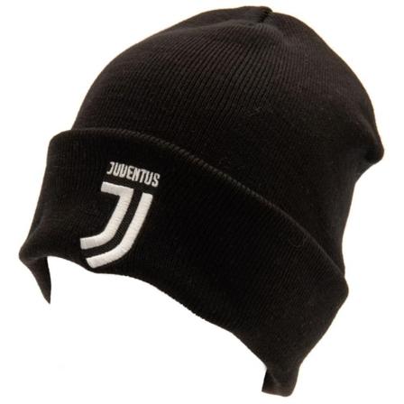 Juventus FC officiella stickad mössa för vuxna unisex Black/White One Size