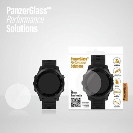 PanzerGlass SmartWatch skärmskydd för Garmin / Huawei 36mm smartklockor