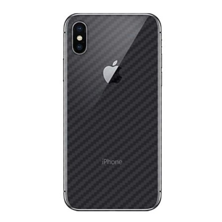 iPhone XS Max Kolfiber Vinyl Skin Wrap Baksida