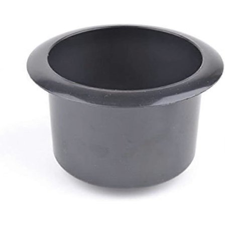 2 st Svarta Mugghållare i Plast för Soffa Båt Husbil Fåtölj Pokerbord