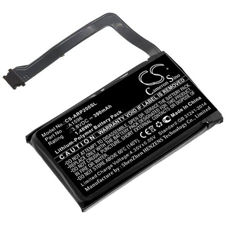 Batteri til trådløst hodesett for Apple MRXJ2ZP/A, MV7N2ZP/A og andre.