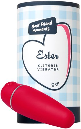 Ester klitorisvibrator rød