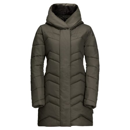 Jack Wolfskin Women's Kyoto Coat Women synthetic-lined parkas Green XL