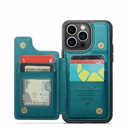 (For Samsung A17) Wallet Case with Card Slots, Kickstand, and RFID Protection in PU Leather