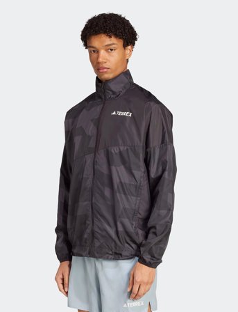 adidas Terrex Mt Print Wind J - Black - XXL