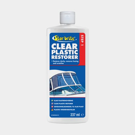 Plastrestaurator Star Brite Clear Plastic Restorer, trin 1, 237 ml