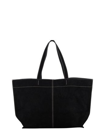 Suede Aubrey Bag Black Becksöndergaard