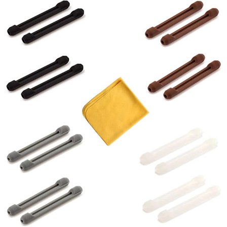 Silikoni Silmälasien Sankojen Päät Hylsy Pidike Liukueste Joustava 8 Paria 4 Väriä