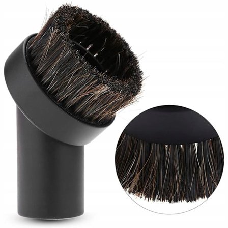 Rund Universal Dammborste 32 Mm – Naturlig Borst | 63 Mm Diameter | Kompatibel med Electrolux, Philips