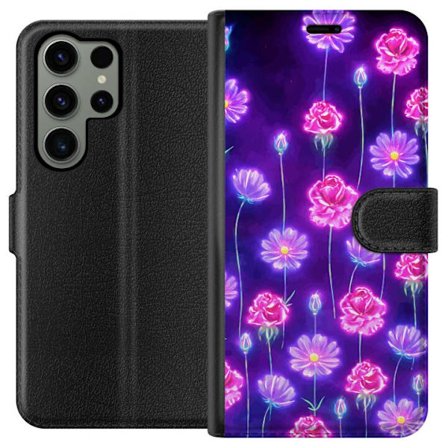 Yhteensopiva Lompakkokotelo Samsung Galaxy S23 Ultra Bloom Reverie Electric Petals