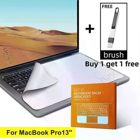 Notebook Palm Tastatur Tæppe Cover Mikrofiber Støvtæt Beskyttelsesfilm Laptop Skærm Rengøringsklud MacBookPro 13/15/16 Tommer