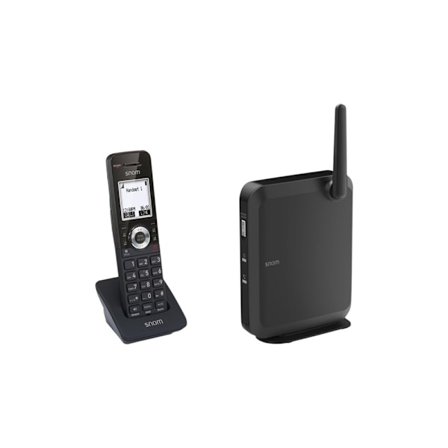 snom M110SC - trådlös VoIP-telefon med nummerpresentation - 3-riktad samtalsförmåg