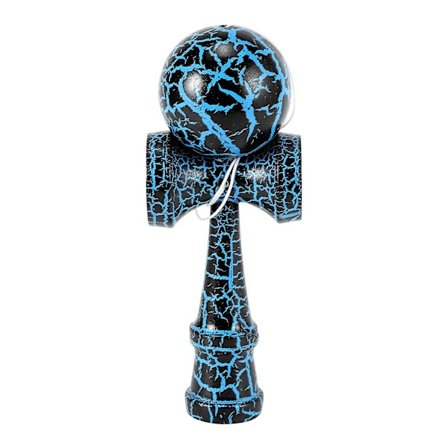 Trælegetøj Udendørs Sport Kendama Legetøjsbold Børn og Voksne Udendørs Boldsport Crack Bøg Træ Farverigt Design Sort og Blå