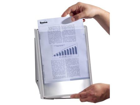 DURABLE Sichttafelsystem SherpaWall 10 Sichttafel schw/grau