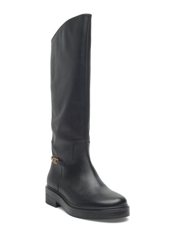 Tommy Hilfiger Th Horsebit Riding Long Boot - Black - 38