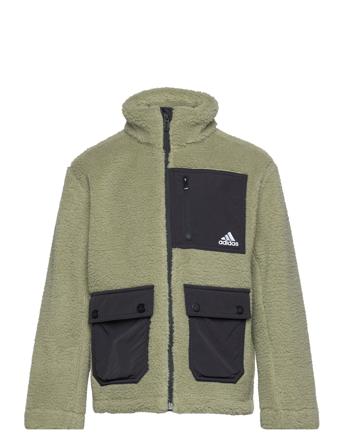 J Sherpa Jkt Green Adidas Sportswear