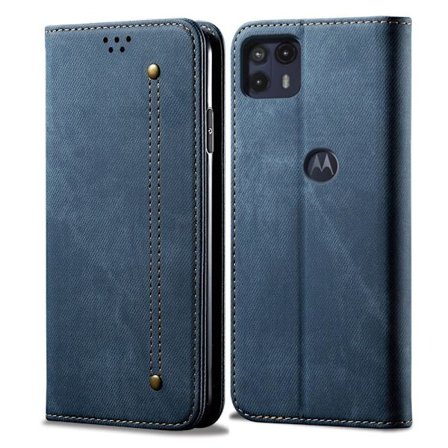 Jeans Motorola Moto G50 5G Flip Suojakotelo - Sininen