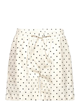 Vicki Shorts Dot Gots White Basic Apparel