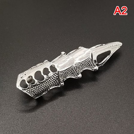Knuckle Armor Metal Punk Unisex Finger Rings Smykker Prop Acces