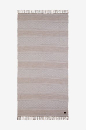 KM Home - Garnmatta Solhaga - Beige - Bomulls- & trasmattor - 160X230 - Från Homeroom
