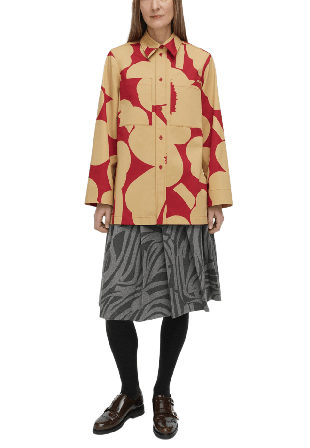 Marimekko MAARIA UNIKKO Shirt Skjortor Dam Brun 38