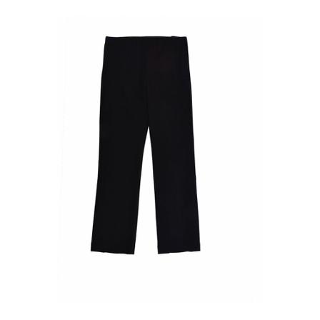 Alysi, Straight Trousers Zwart, Dames, Maat:L