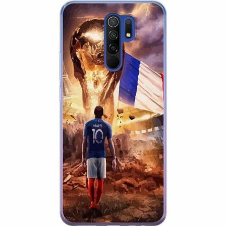 Xiaomi Redmi 9 Genomskinligt Skal Kylian Mbappé