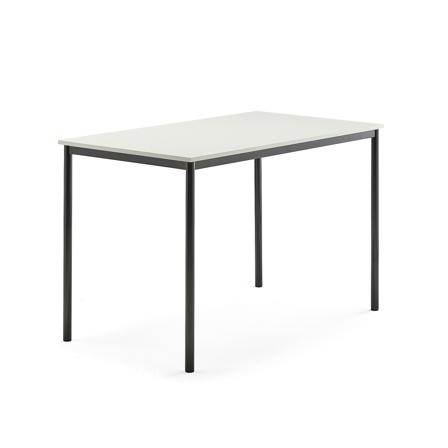 Tisch BORÅS, 1400x800x900 mm, Laminat weiß, anthrazit