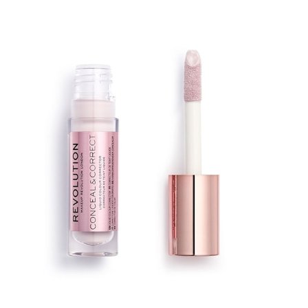 Makeup Revolution, Conceal & Correct, Corrective, Liquid Concealer, Lavander, 4 g