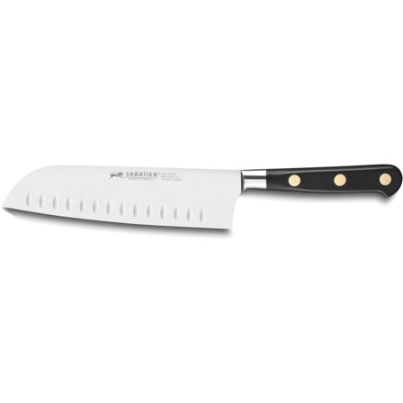 Lion sabatier Ideal santoku-kniv 18 cm. - Stål og sort | KitchenOne