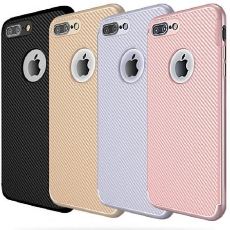 iPhone 7 stødsikkert cover FullCarbon V2 Svart