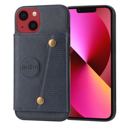 Skal med Kortfack - iPhone 14 Mörkblå