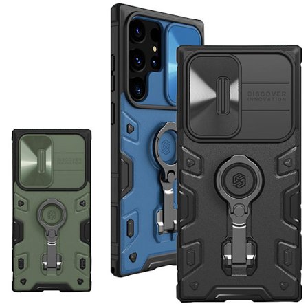 Samsung Galaxy S23 Ultra - Kraftfullt Skal Ringhållare