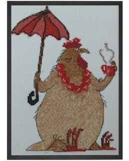 Stickpackung Bild Kaffeepause