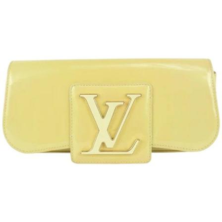 Louis Vuitton Vintage, Pre-owned Leather louis-vuitton-bags Beige, Dames, Maat:ONE Size