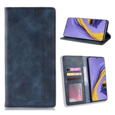 Bofink Vintage Samsung Galaxy A51 Etui - Blå