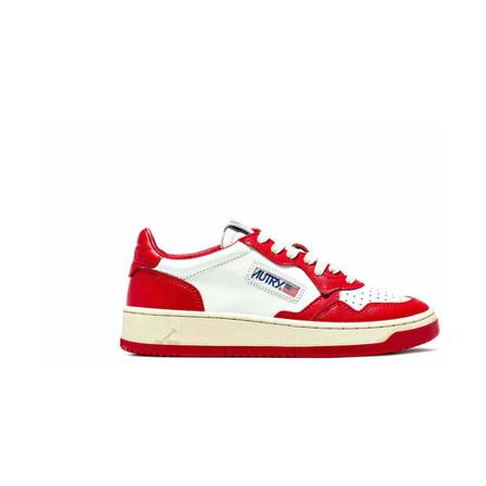 Autry Bicolour Upper Sneakers Rød, Herre, Størrelse: 45 EU