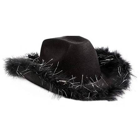 Cowboyhatt Raw Edge Cowboyhatt SVART
