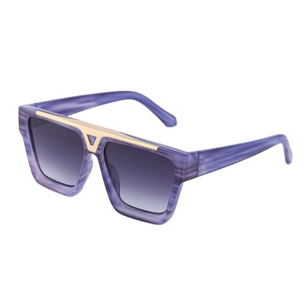 miljonär punk solglasögon med stor ram