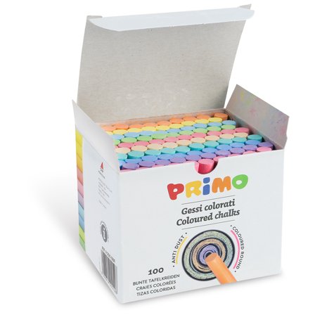Primo Crayons de couleur pour tableau noir Lot de 100