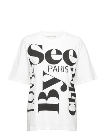 Top T-shirt Top Hvid See By Chloé