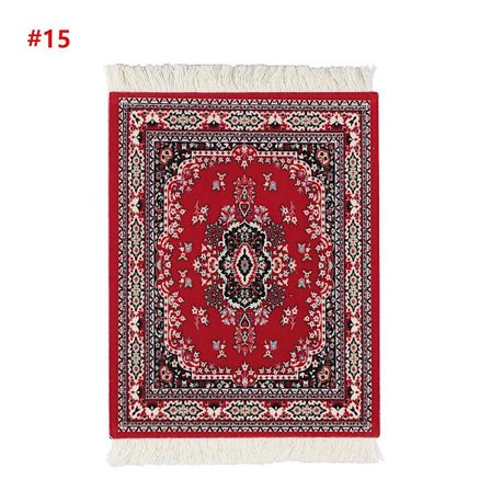 Persisk Mini Vävd Matta, Musmatta, Retro Stil Matta, Mönsterkopp, Laptop