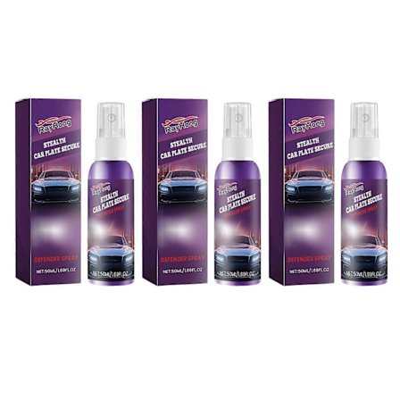 Stealth-Car Plate Secure Defender Spray Skånsom Beskyttelse Skilt Spray Biltilbehør