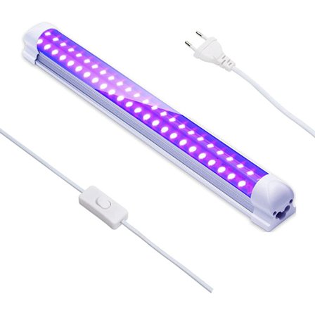 Eleganted 395nm 10W LED Rør Sort Lys, 48 LED UV Lys Bar