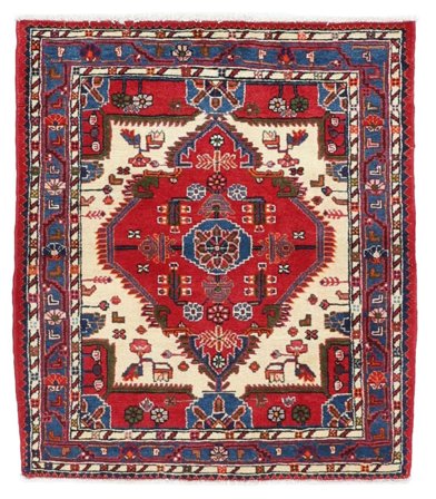 Hand Knotted Toiserkan Rug 108X122 Wool Small