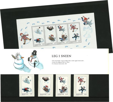 Danmark 2009 - Leg i Sneen - AFA souvenirmappe 87