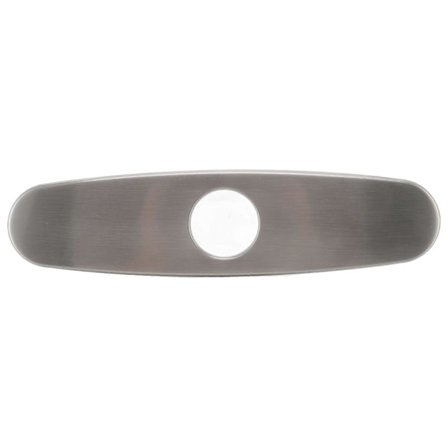 Vaskarmatur Hulafdækning Dækplade Børstet 304 Rustfrit Stål Fiskplade Bundplade Køkkenarmatur Dekorativt Panel