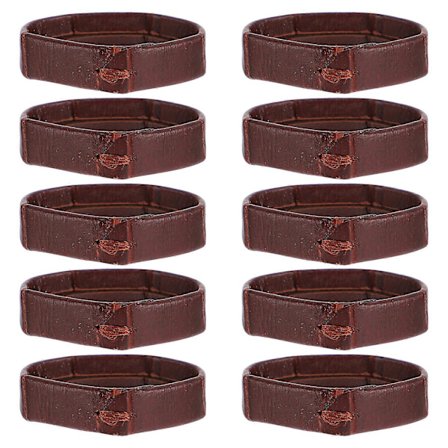 10 kpl Nahkainen Kellon Rannekkeen Lenkki Vaihto Kellon Rannekkeen Lenkki Kellon Rannekkeen Joustava Lenkki